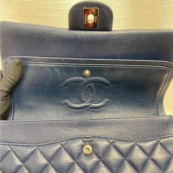 CHANEL  Caviar Medium Classic Double Flap - Picture 10 of 16